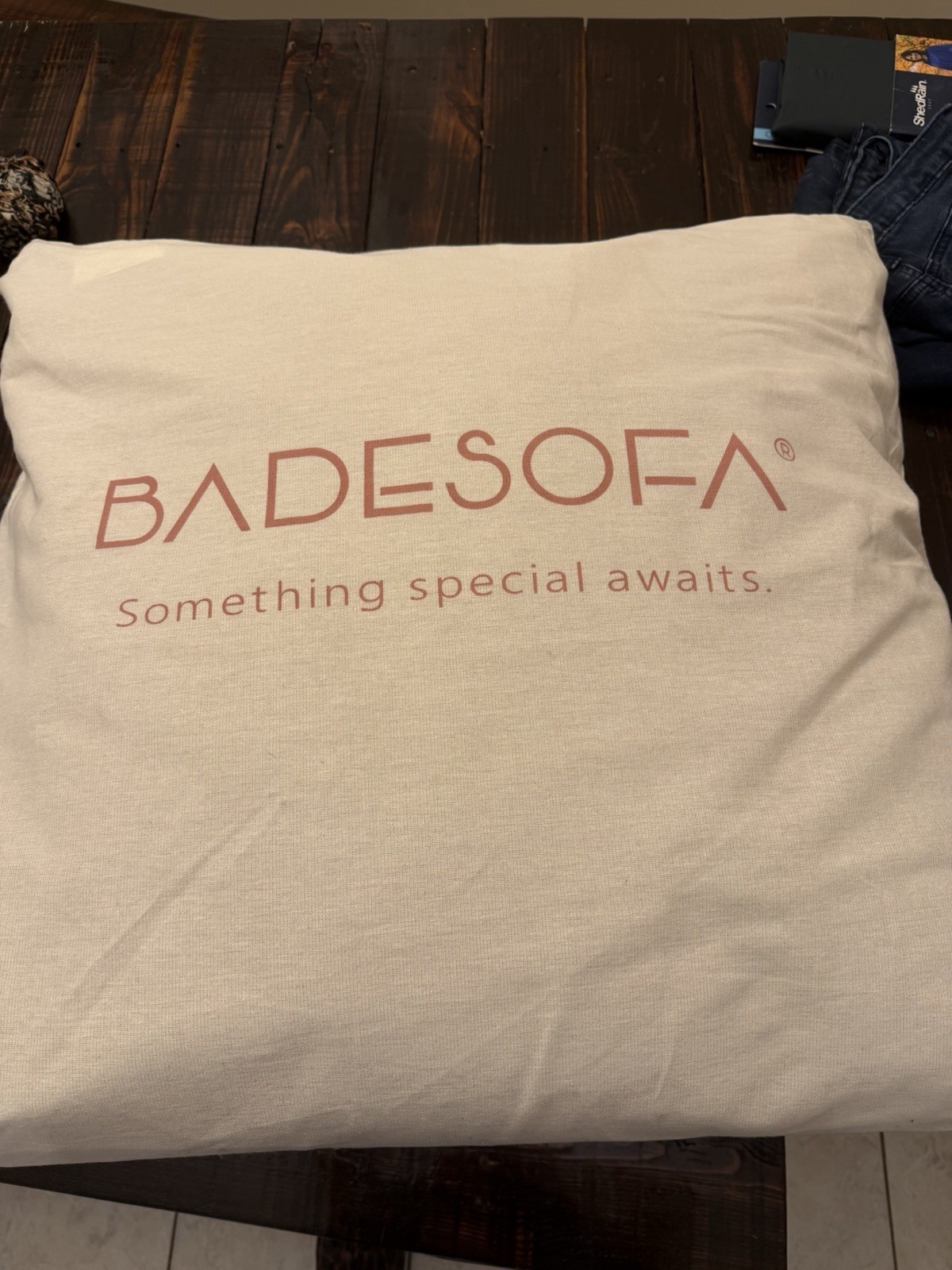 BADESOFA Luxury Bath Pillow Medium Ivory Pearl - New BADESOFA Luxury Bath Pillow Medium Ivory Pearl - New
