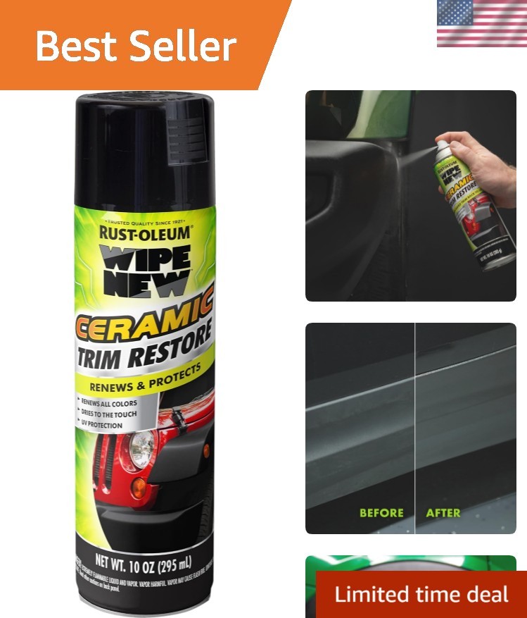 Wipe New Rust-Oleum 381705 Ceramic Trim Restore, (10 oz).