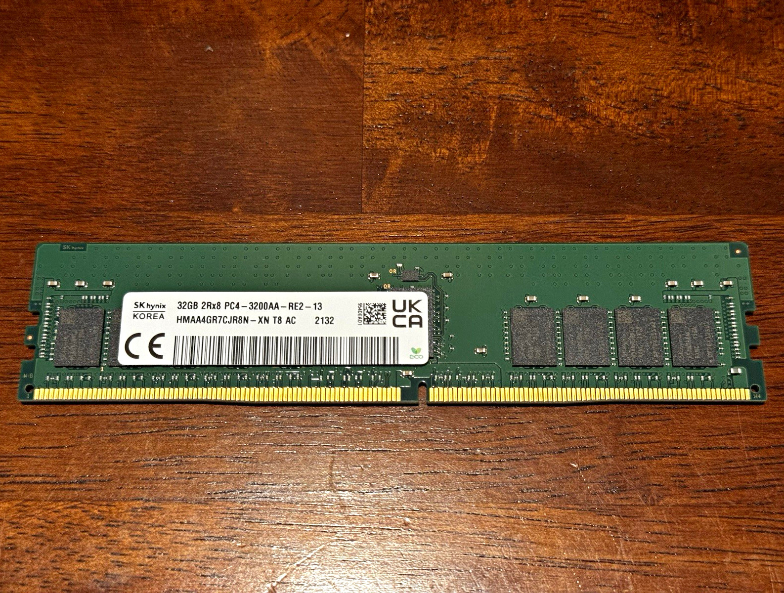 Lot of 8 (8x32GB) 256GB SK Hynix 32GB DDR4-3200 ECC RDIMM 2Rx8 HMAA4GR7CJR8N-XN Lot of 8 (8x32GB) 256GB SK Hynix 32GB DDR4-3200 ECC RDIMM 2Rx8 HMAA4GR7CJR8N-XN