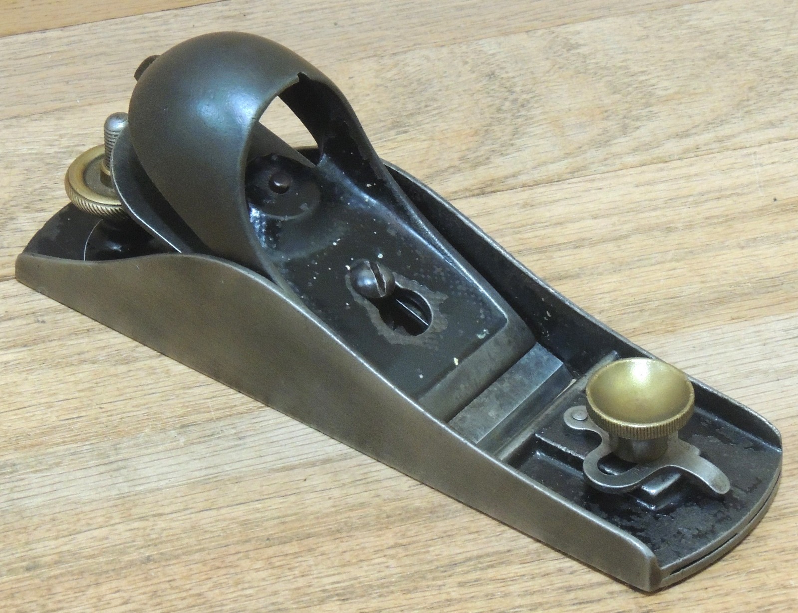 TYPE 10 (1894-1897) STANLEY No. 15  BLOCK PLANE-ANTIQUE HAND TOOL-PARTS