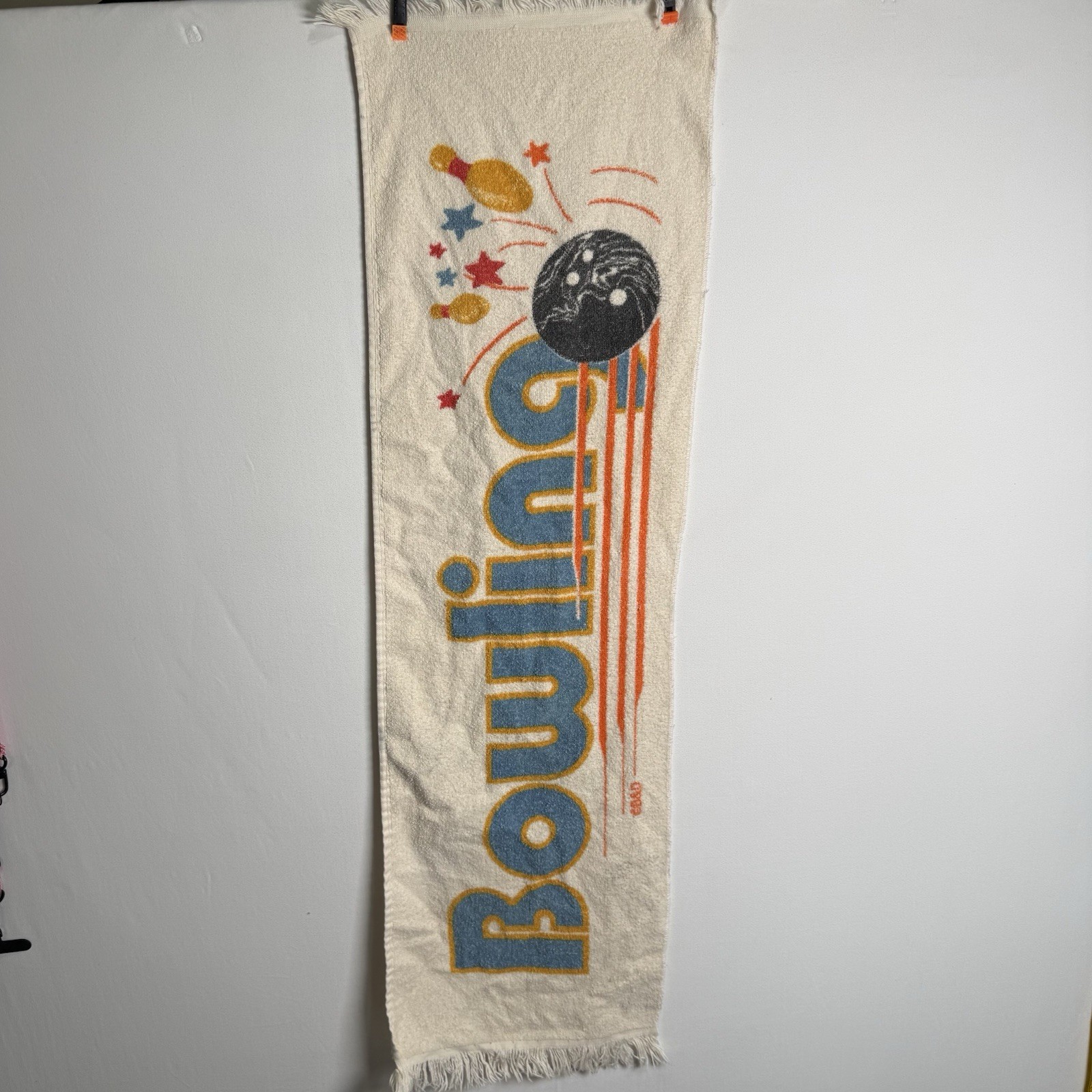Vintage 60’s Bowling Towel 11” X 40” Vintage 60’s Bowling Towel 11” X 40”