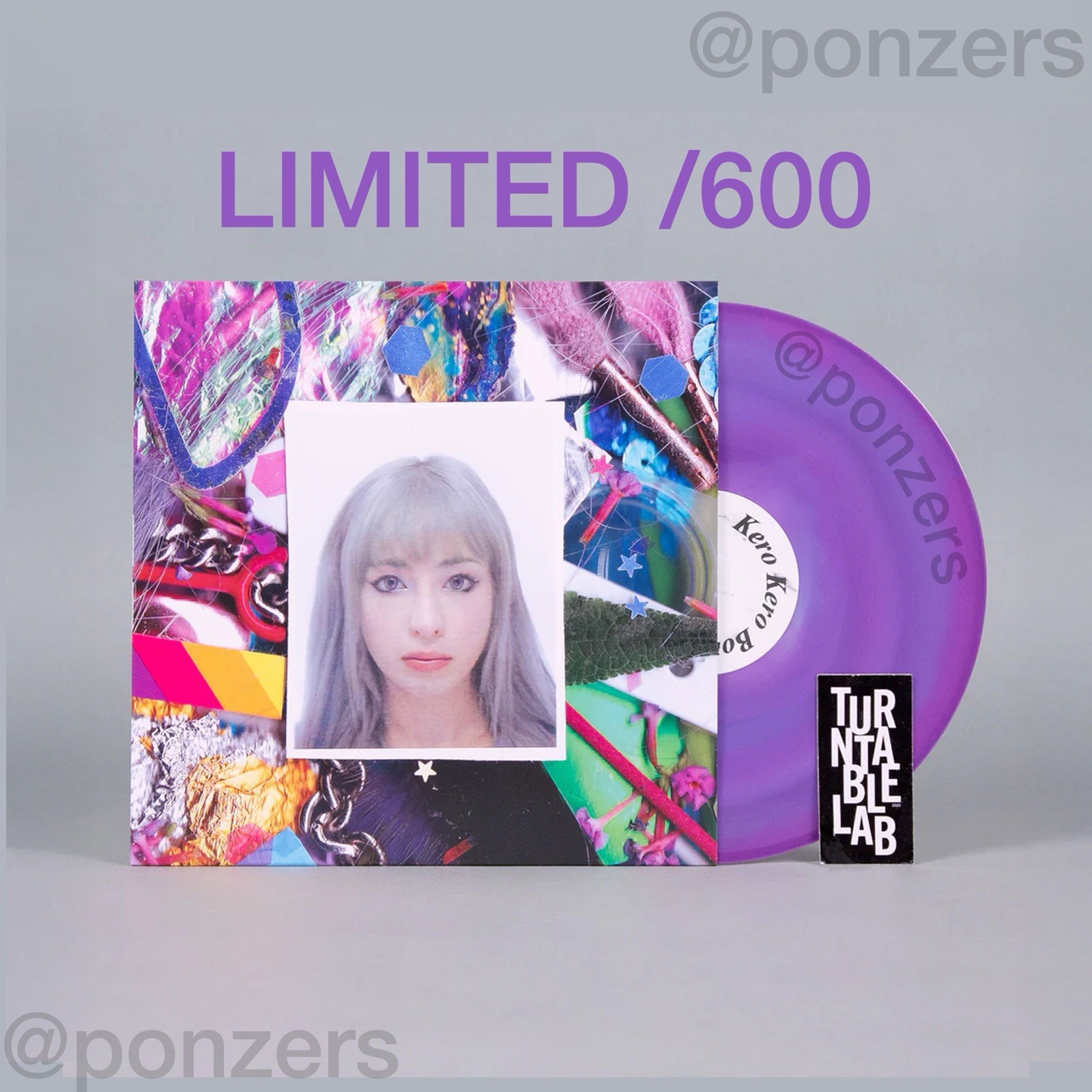 KERO KERO BONITO Time N Place Purple Pink Swirl Vinyl LP TTL /600 *SHIPS NOW* ✨