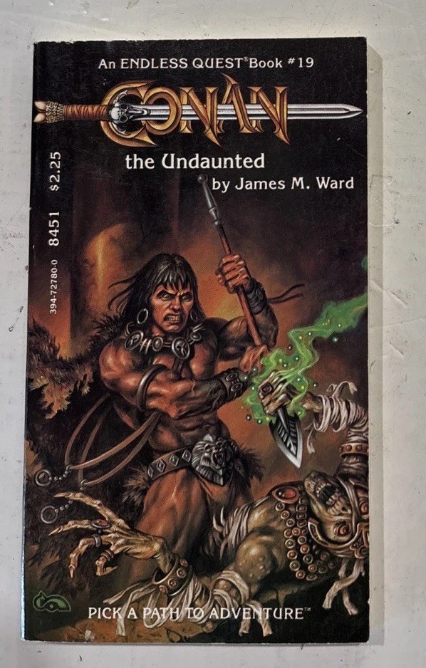 Conan the Undaunted #19 Endless Quest Book, 1984 TSR 1st Print Pick Adventure VG Conan the Undaunted #19 Endless Quest Book, 1984 TSR 1st Print Pick Adventure VG