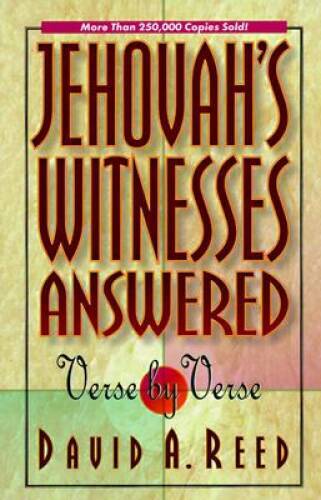 Jehovah's Witnesses Answered Verse by Verse - Paperback - VERY GOOD