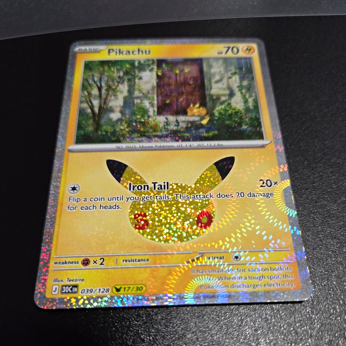 30th Anniversary Pikachu 039/128 [17/30]