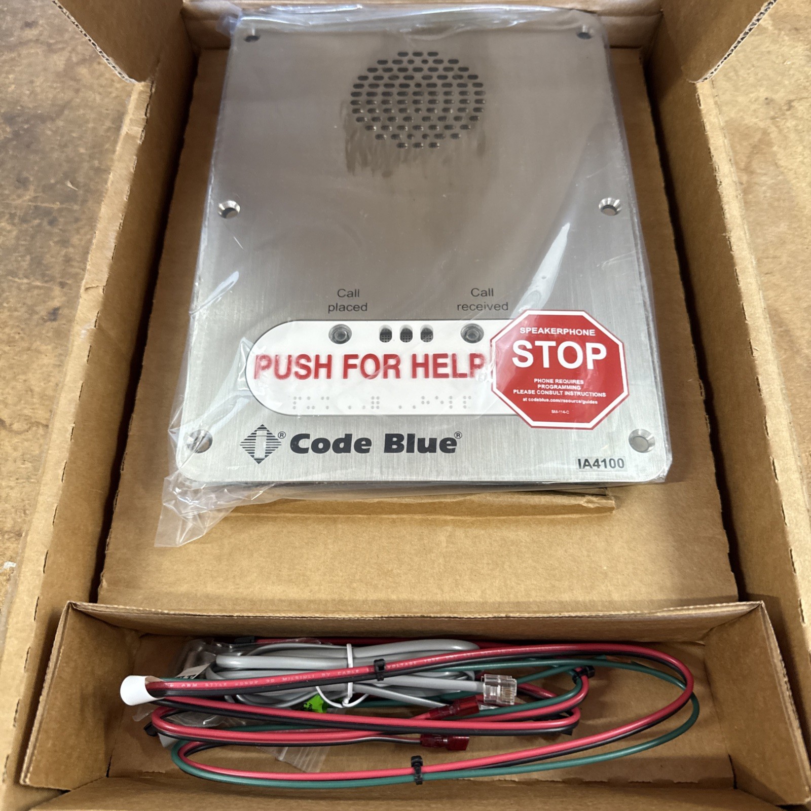 New Open Box CODE BLUE IA4100 Speakerphone New Open Box CODE BLUE IA4100 Speakerphone