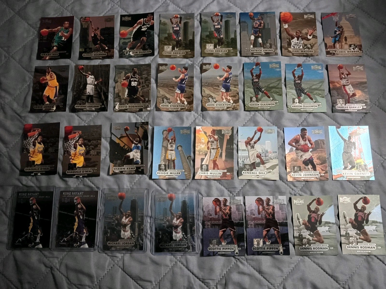 1997-1998 Skybox Metal Universe Basketball Card Lot Michael Jordan Scottie...
