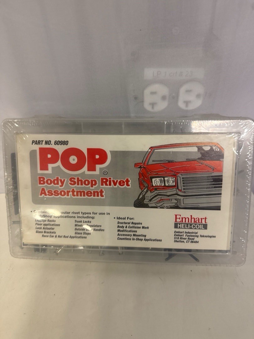 EMHART HELI-COIL 60980 POP RIVET BODY SHOP KIT ASSORTMENT NEW