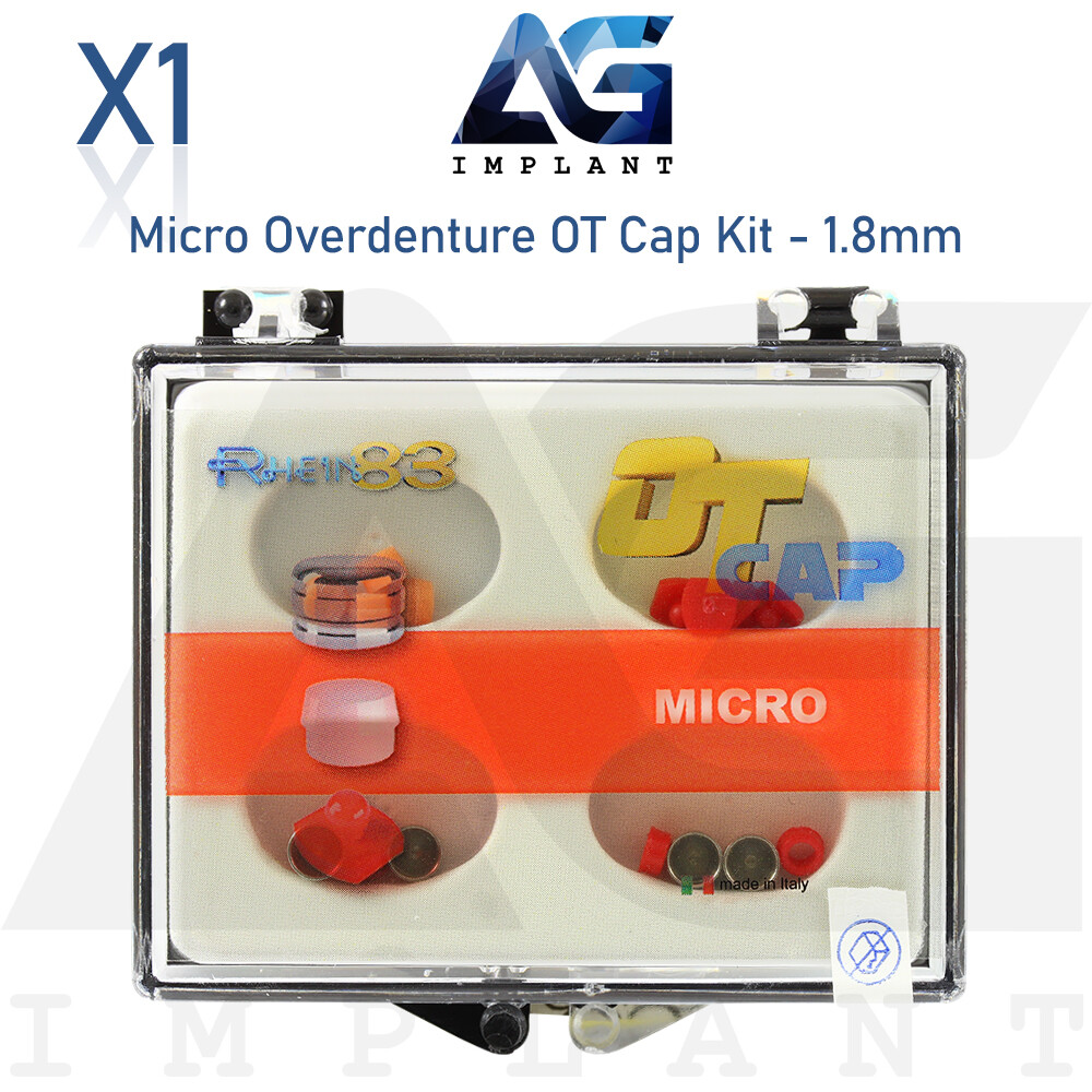Micro Overdenture OT Cap Kit Ball Attachment Castable Dental Im plant Rhein83
