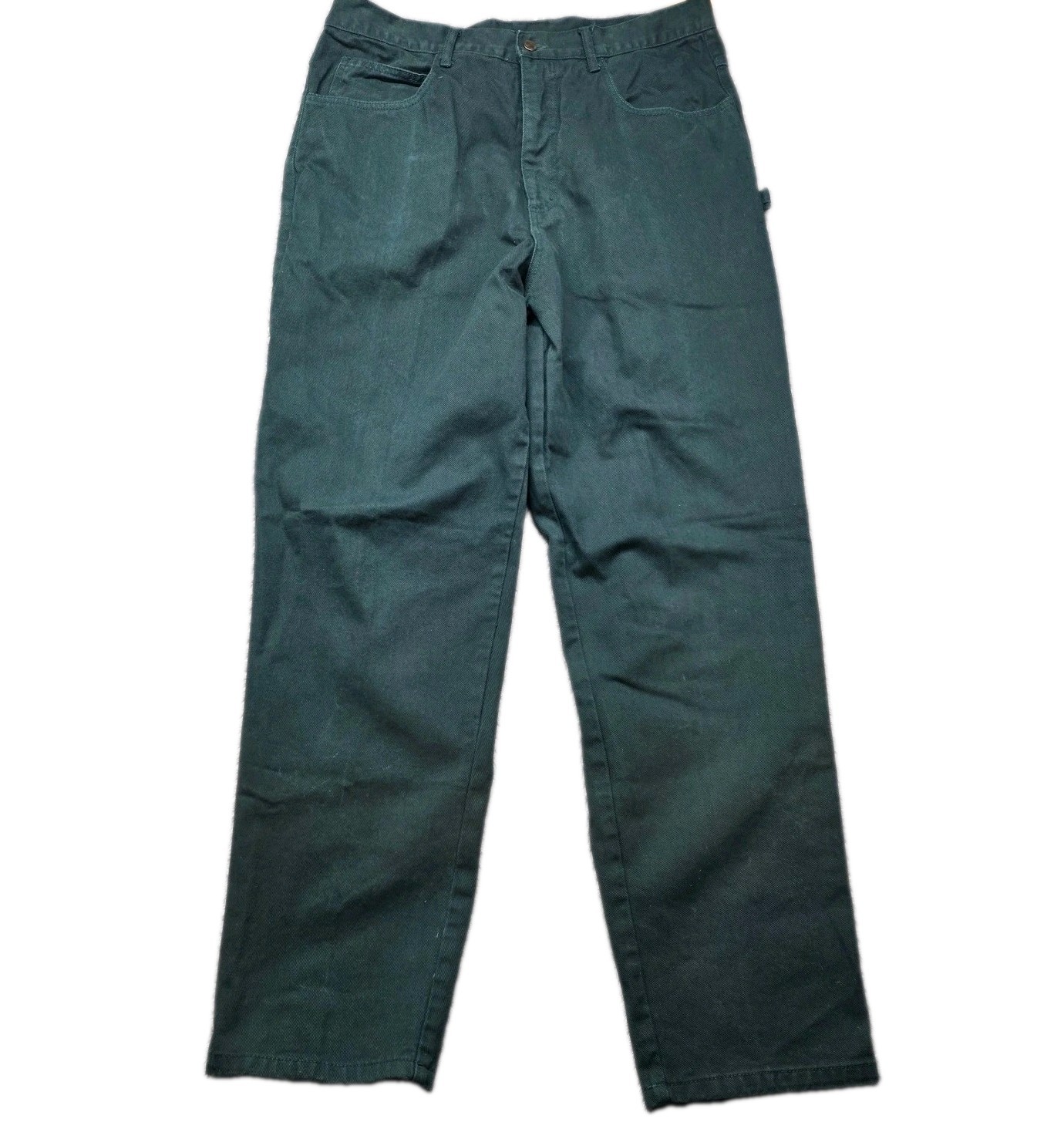 Vintage Karl Kani Carpenter Jeans Men 36x33 Green Baggy Hip Hop Made in USA