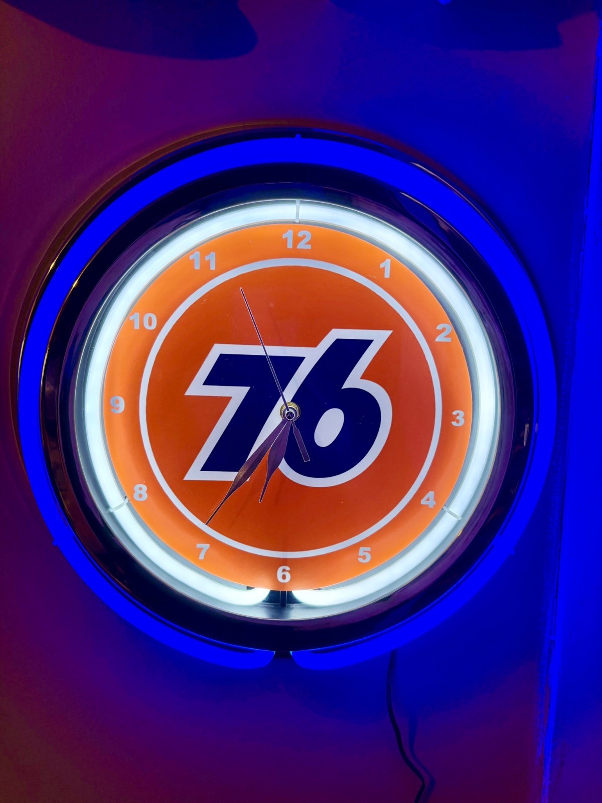 Union 76 Oil Gas Service Station Garage Man Cave Neon Style Retro LED Clock Sign Union 76 Oil Gas Service Station Garage Man Cave Neon Style Retro LED Clock Sign