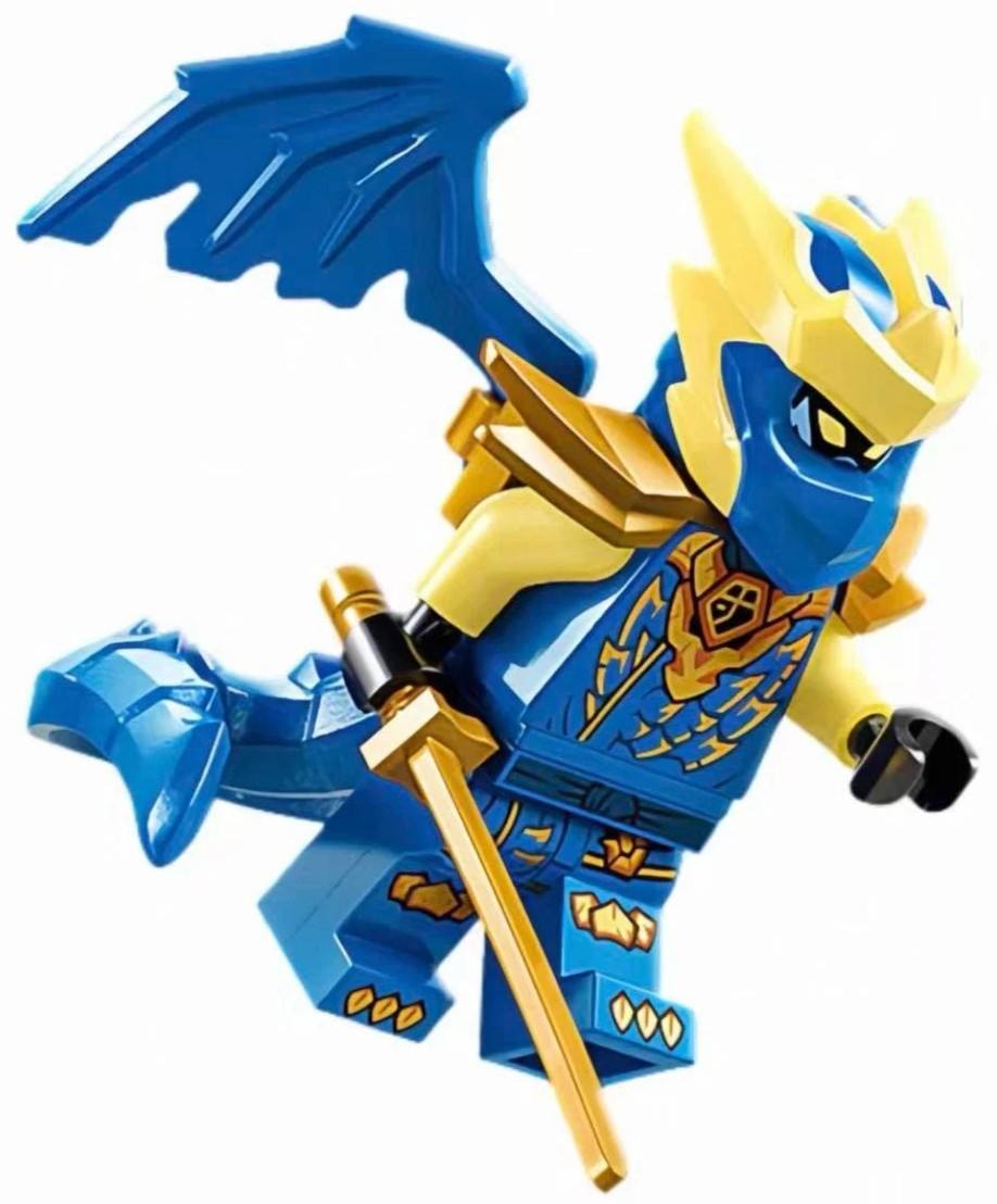 LEGO NINJAGO Dragon Jay Minifigure with Wings 71857 Ninja Vehicle Tree House NEW LEGO NINJAGO Dragon Jay Minifigure with Wings 71857 Ninja Vehicle Tree House NEW