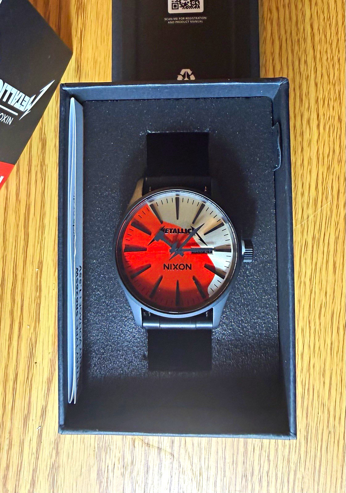 Nixon x Metallica Kill ’Em All Sentry Stainless Steel Watch A1425-3102 New
