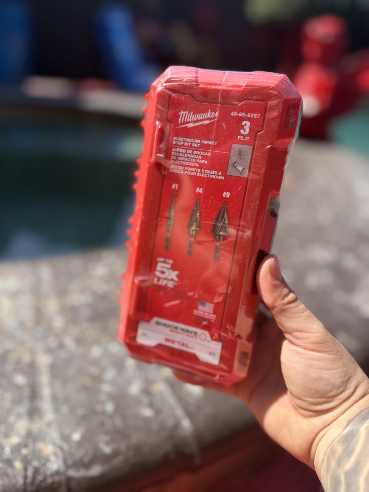 Milwaukee 48-89-9257 SHOCKWAVE Impact Duty Step Drill Bit Set 3PC NEW Milwaukee 48-89-9257 SHOCKWAVE Impact Duty Step Drill Bit Set 3PC NEW