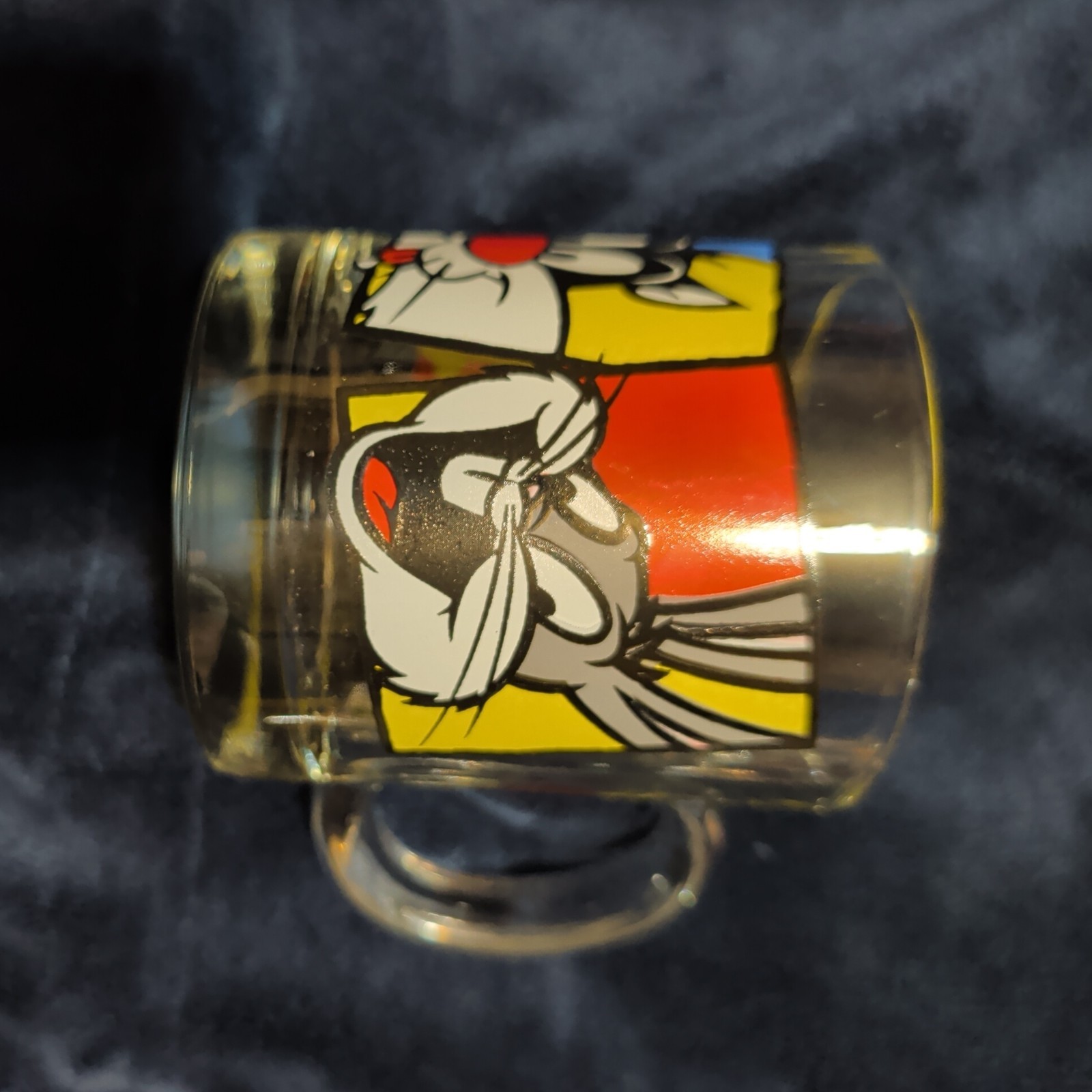 Vintage 1994 Looney Tunes Glass Mug 90s Warner Bros Vintage 1994 Looney Tunes Glass Mug 90s Warner Bros