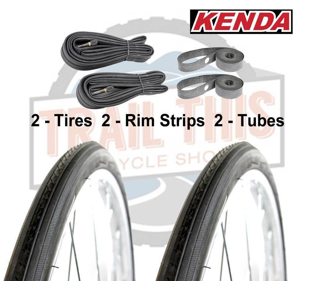 2-Pack Kenda K35 BLACK Wall 27x1-1/4