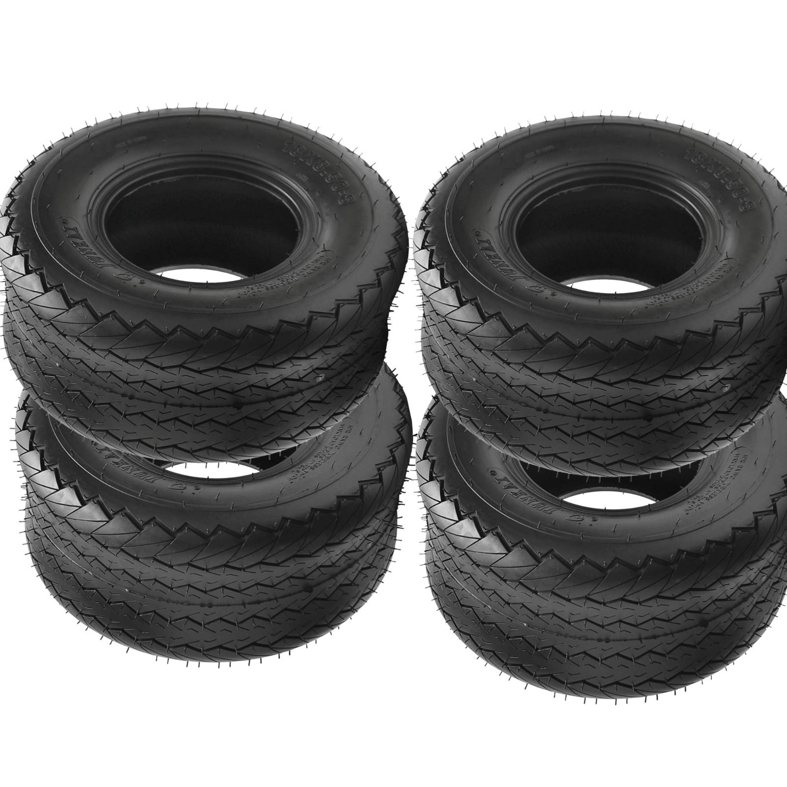 4PK 18x8.50-8 18x8.50x8 18x8.5-8 4PLY Turf Tires For Garden Lawn Mower Golf Cart