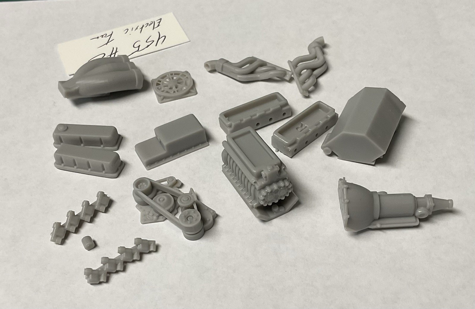 1:24 Scale 455 HO Engine Kit Blown And Injected Resin Printed Drag Motor