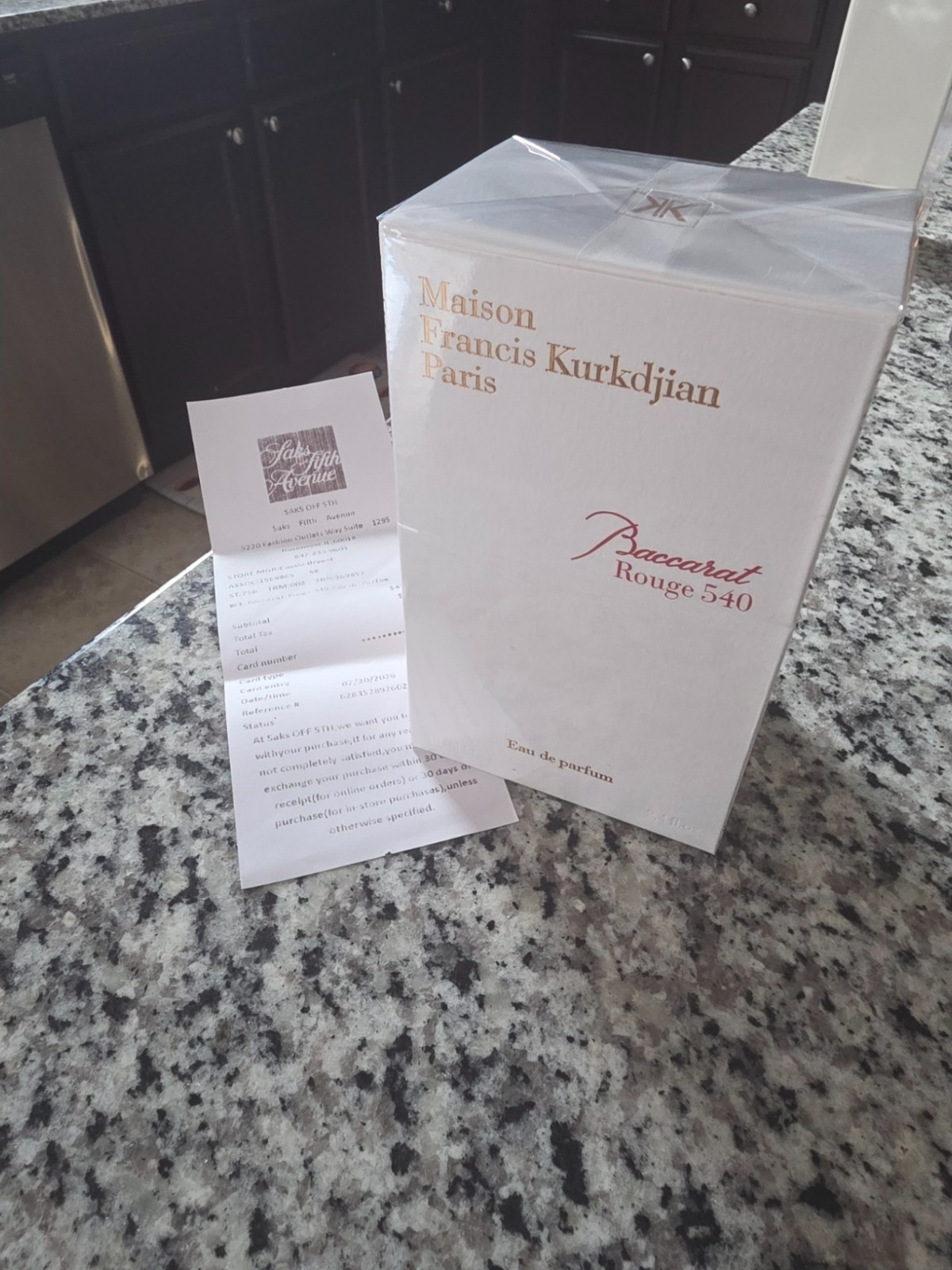 Maison Francis Kurkdjian Baccarat Rouge 540 Eau De Parfum 2.4 Oz
