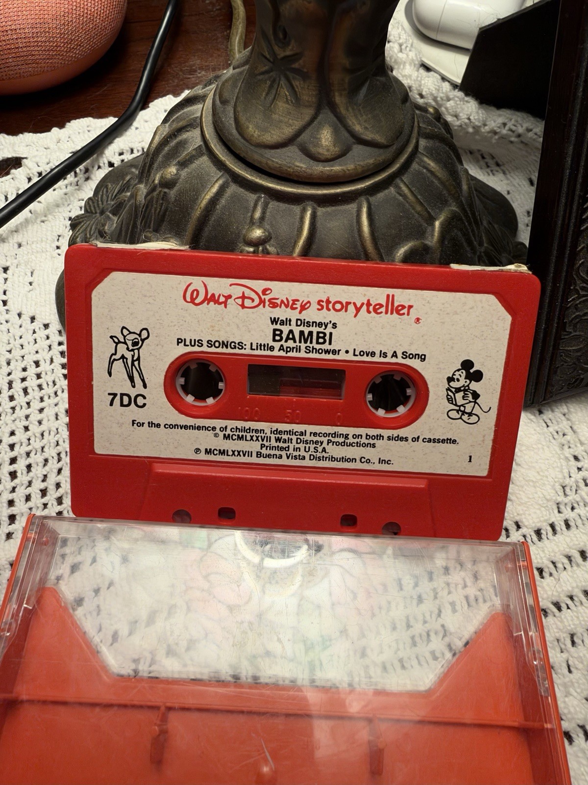 Vintage Walt Disney Storyteller Bambi Audio Cassette Vintage Walt Disney Storyteller Bambi Audio Cassette