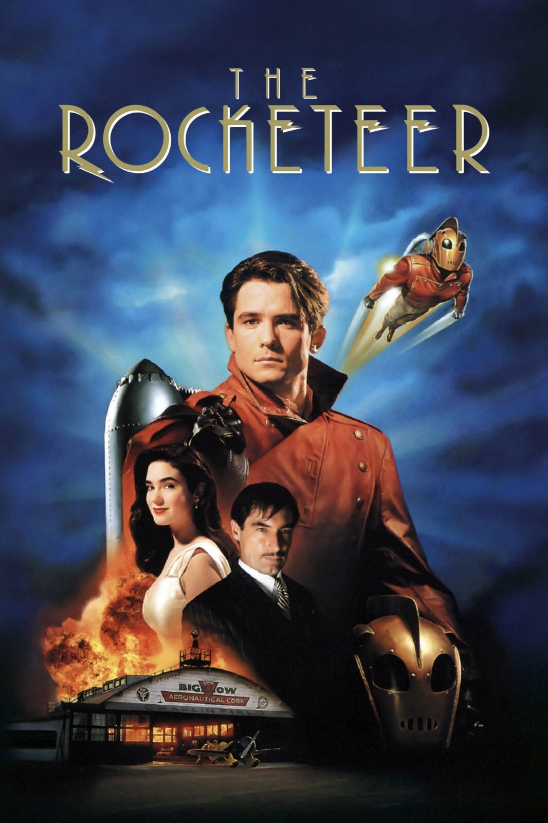 1991 The Rocketeer Movie Poster 11X17 Billy Campbell Jennifer Lawrence 🍿 1991 The Rocketeer Movie Poster 11X17 Billy Campbell Jennifer Lawrence 🍿