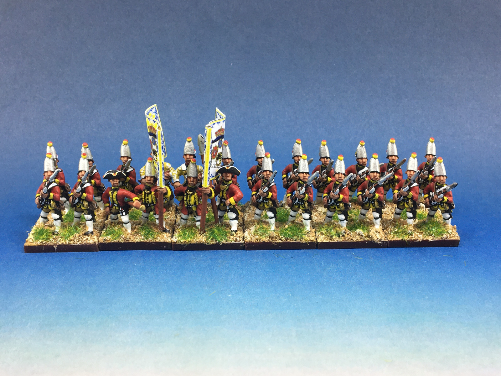15mm SYW Seven Years War WGS painted Saxony Liebgrenadier Garde YA9 15mm SYW Seven Years War WGS painted Saxony Liebgrenadier Garde YA9