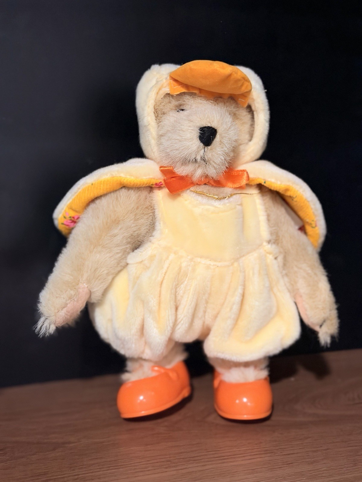 Adorable Teddy Bear in Duck Costume Plush Stuffed Animal with Tag | Collectible