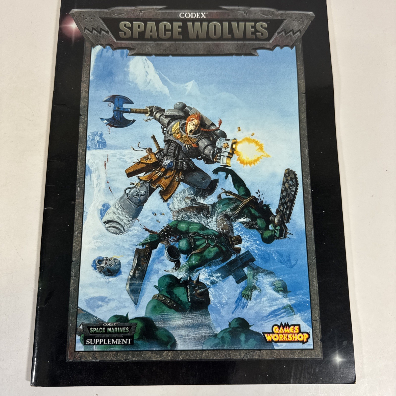 Games Workshop - Space Wolves Codex - Space Marines Supplement Softcover (2000) Games Workshop - Space Wolves Codex - Space Marines Supplement Softcover (2000)