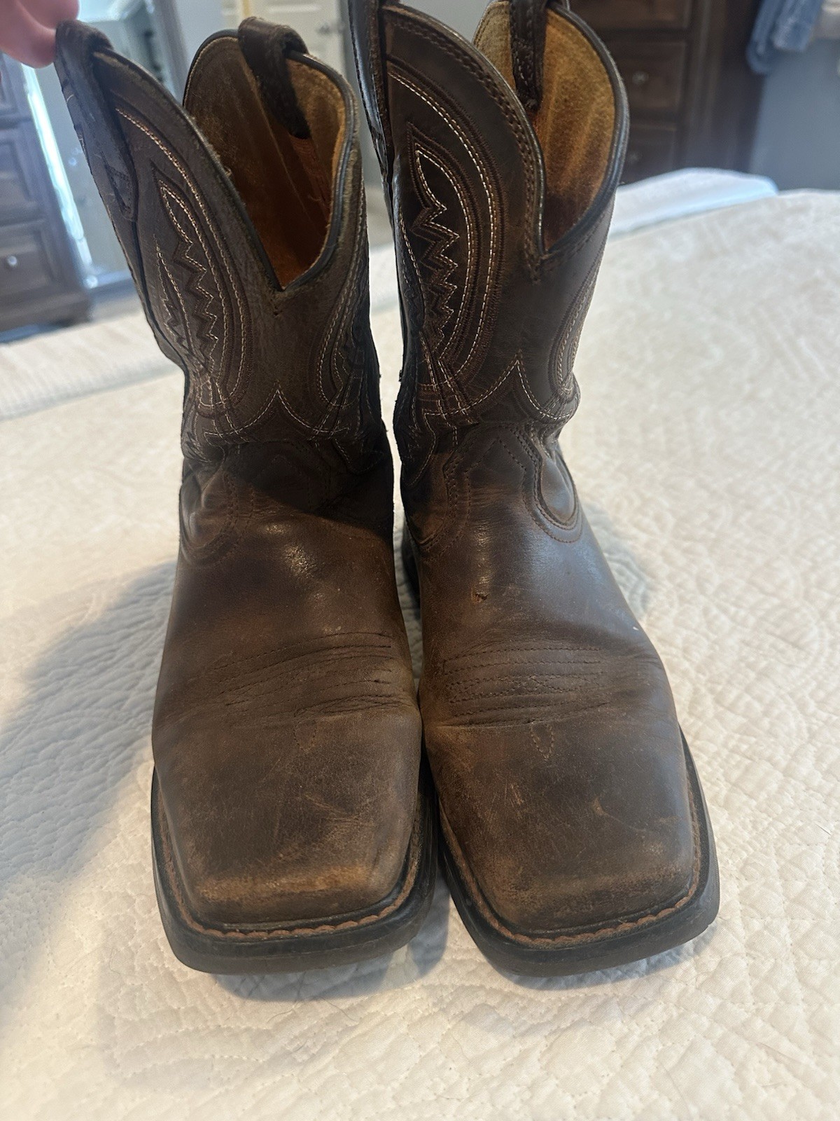 Ariat Men’s Brown Leather Boots US 6 Ariat Men’s Brown Leather Boots US 6