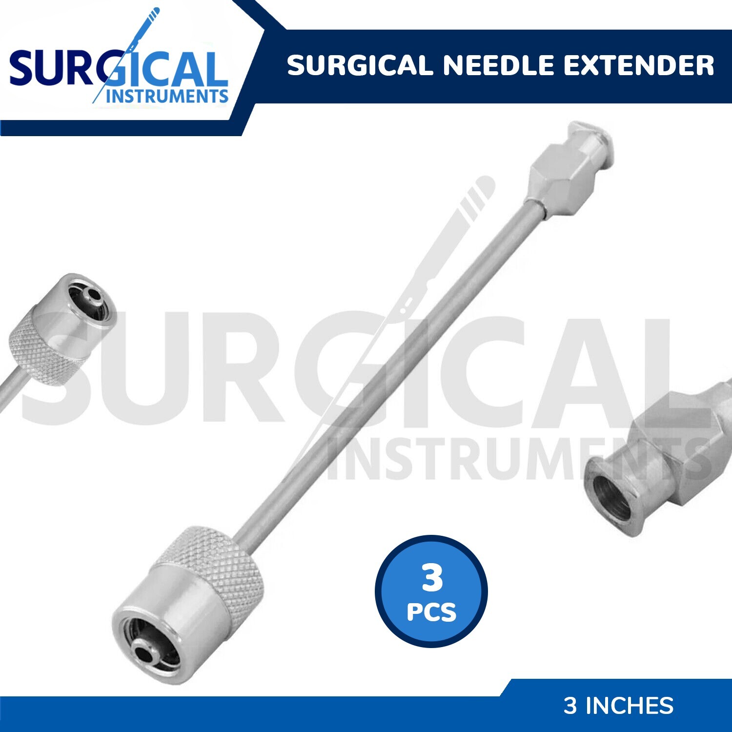 3 Pieces Surgical Needle Extender 3