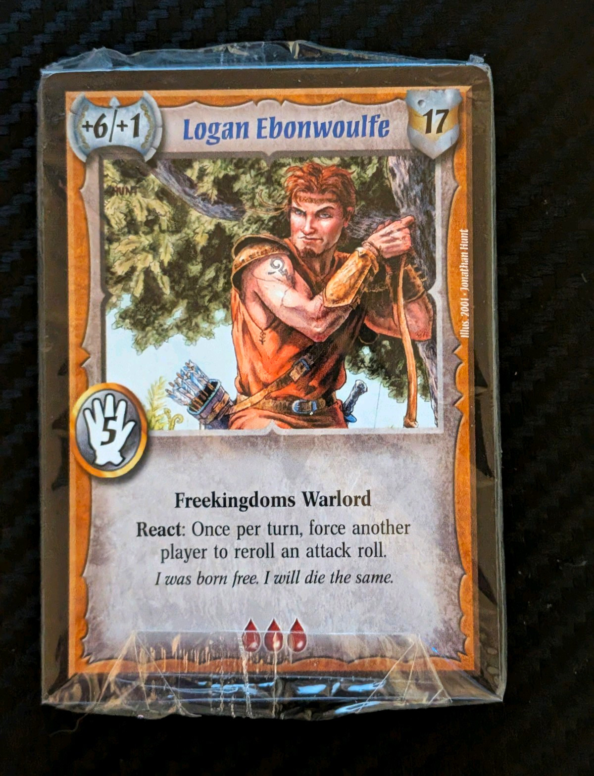 Vintage 2001 Warlord; Saga Of The Storms Promo Preview Deck -- Factory Sealed