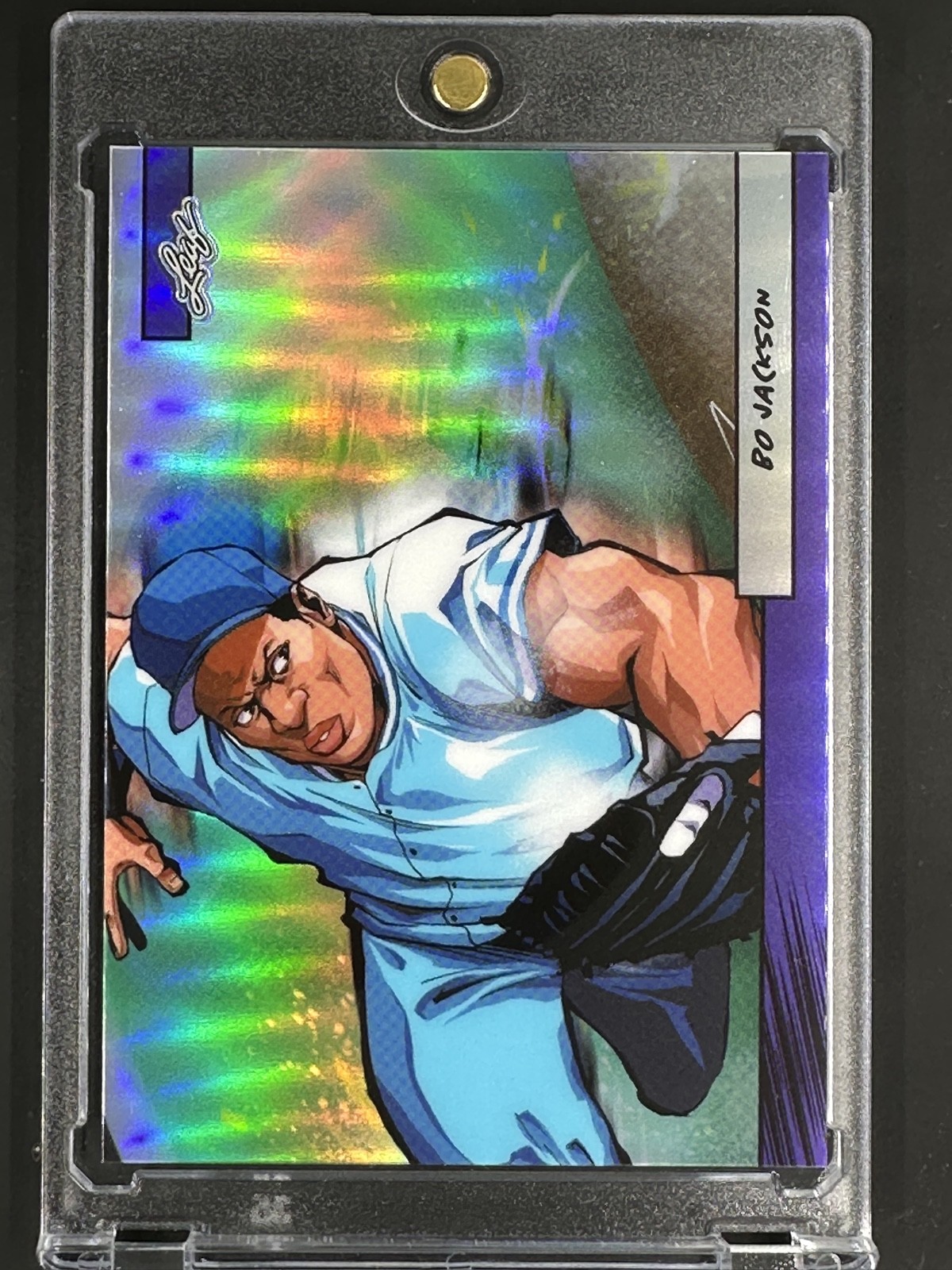 2024 Leaf Anime Nation Series 2 - Bo Jackson #AN2B-28 Purple /49 2024 Leaf Anime Nation Series 2 - Bo Jackson #AN2B-28 Purple /49