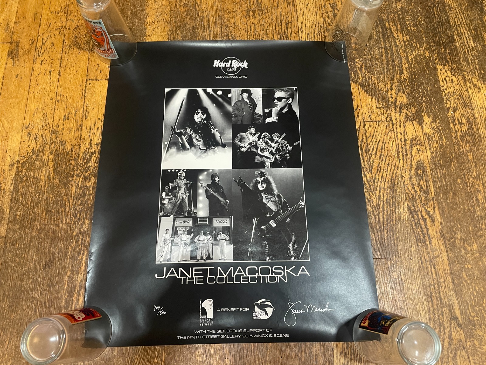Janet Macoska Hard Rock Cafe Signed 444/500 20\ Janet Macoska Hard Rock Cafe Signed 444/500 20\