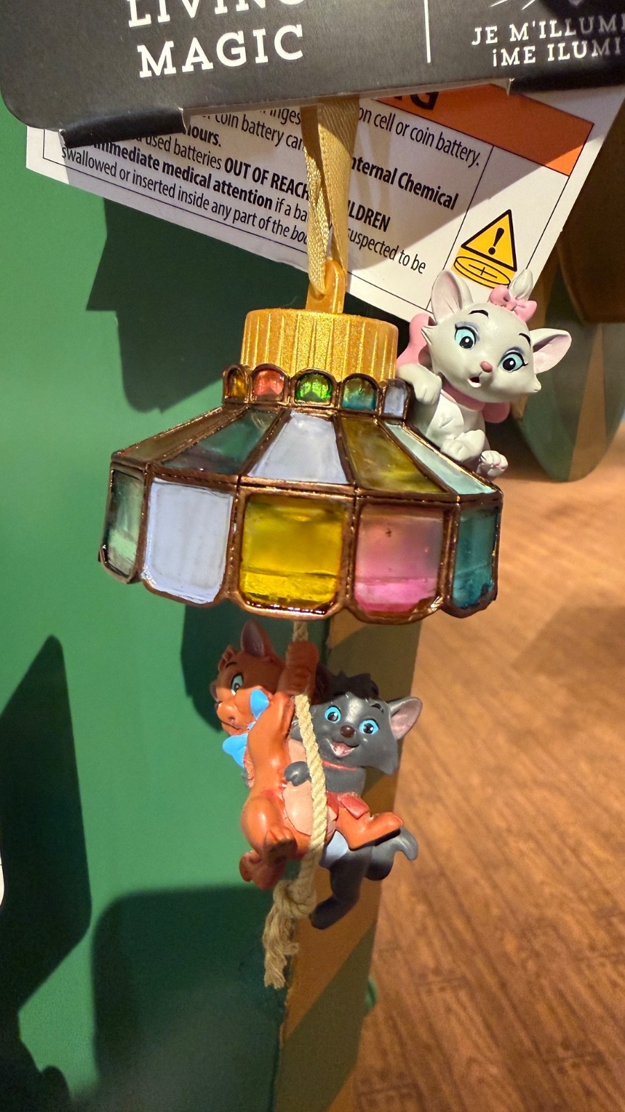 Disney The Aristocats Light Up Figurine Ornament NEW Disney The Aristocats Light Up Figurine Ornament NEW