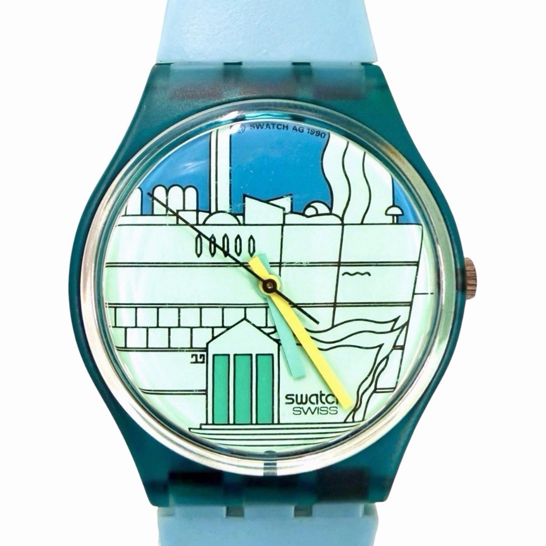 Vintage Swatch Watch Metroscape GN109 Standard Gents 1990 34mm Swiss Made Quartz Vintage Swatch Watch Metroscape GN109 Standard Gents 1990 34mm Swiss Made Quartz