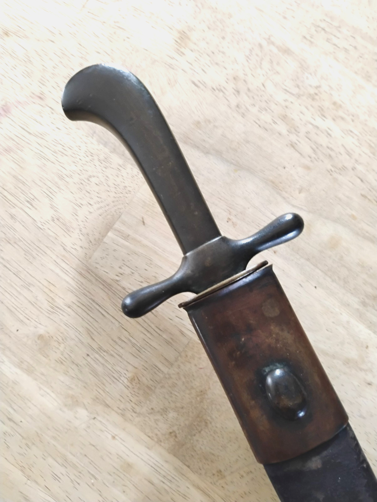 GERMAN SWORD RARE PRUSSIAN HIRSCHFANGER 19TH CENTURY SIDEARM WITH SCABBARD GERMAN SWORD RARE PRUSSIAN HIRSCHFANGER 19TH CENTURY SIDEARM WITH SCABBARD