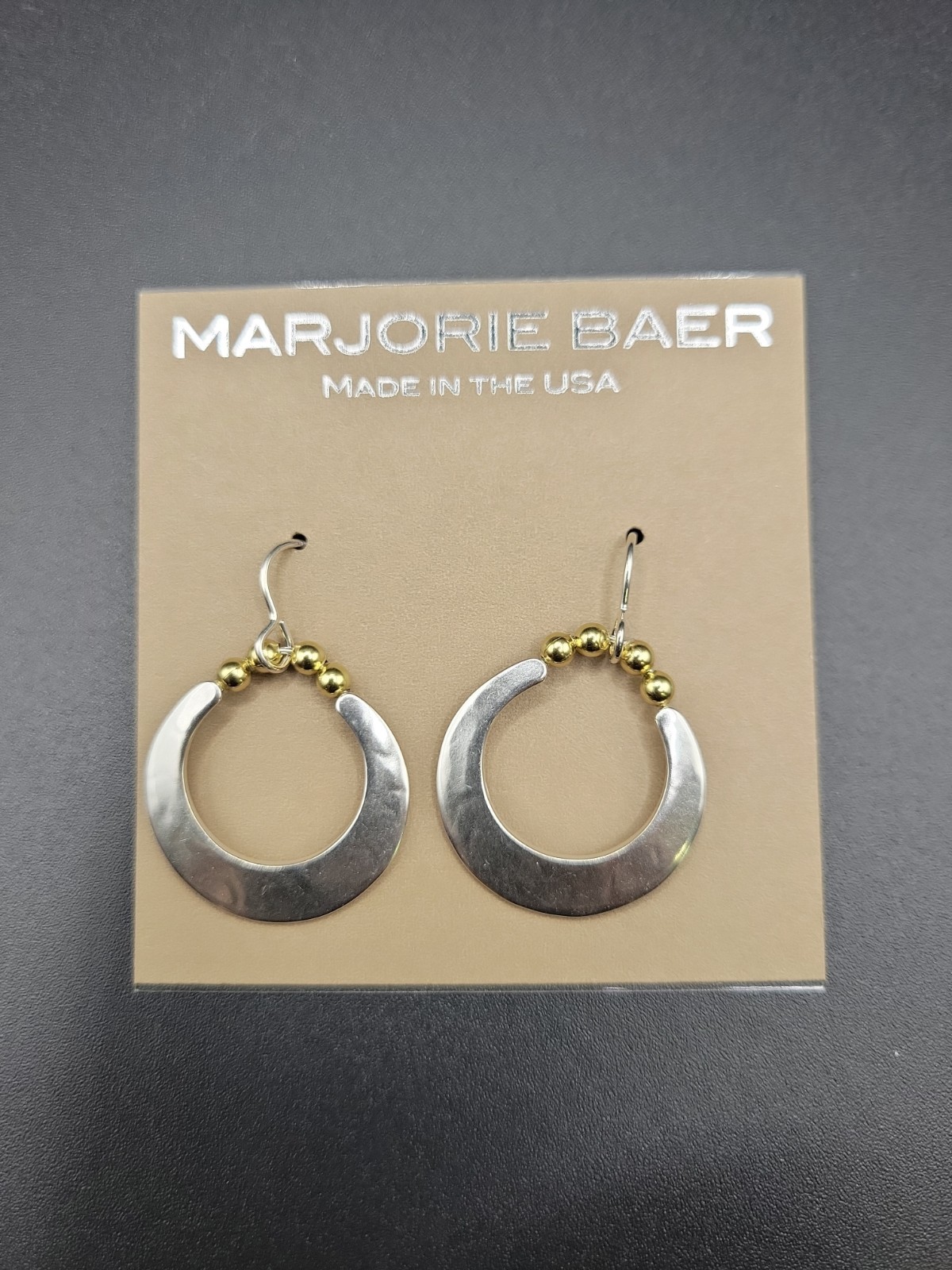Vintage Marjorie Baer Dangle Silver Earrings Vintage Marjorie Baer Dangle Silver Earrings