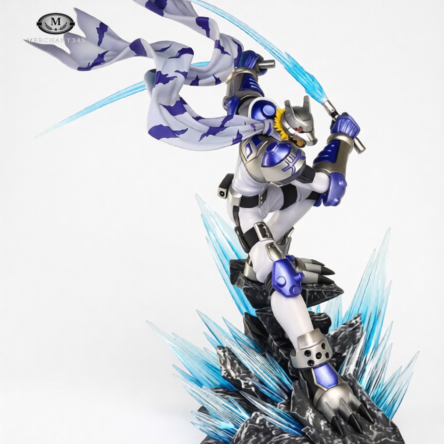 Digimon Frontier 9in Wolfmon Lobomon Light Spirit PVC Statue Figure