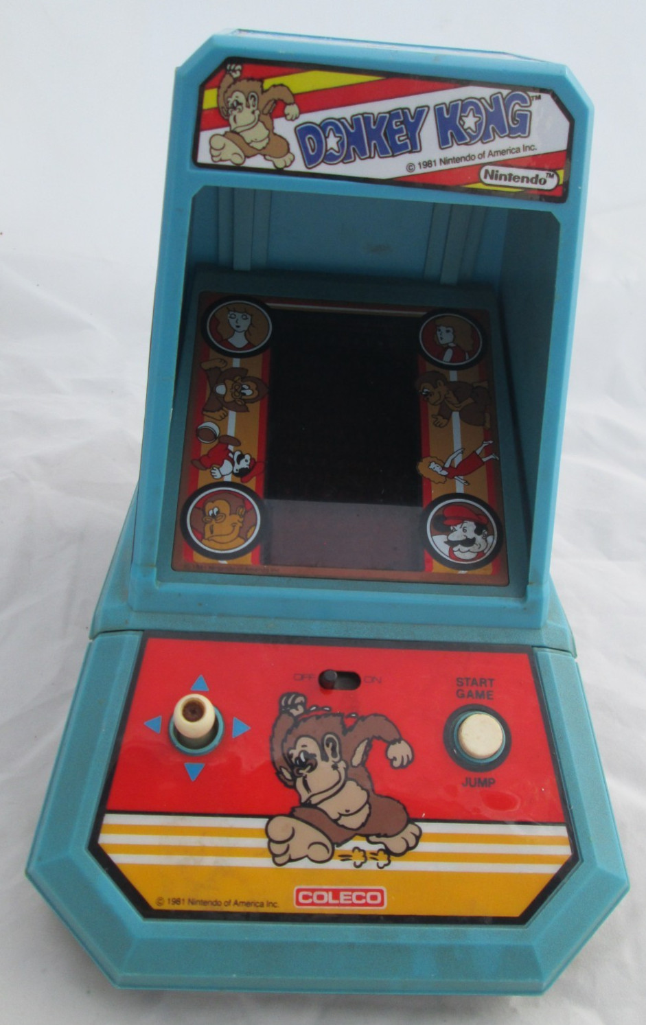 Vintage 1981 Coleco Donkey Kong Tabletop Mini Arcade Game Looks Great Works 🔥🔥