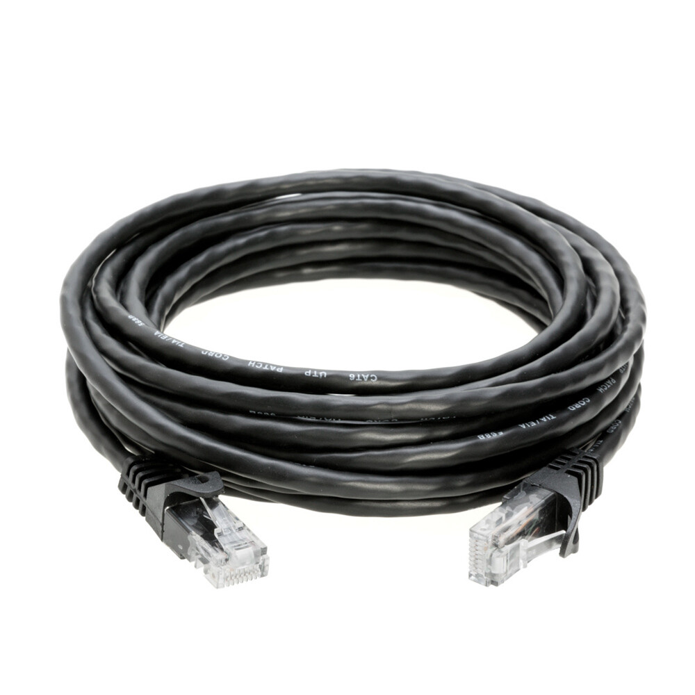 CAT6 Ethernet Patch Cord RJ45 LAN Network Cable Black 25FT- 200FT Multi-Pack LOT CAT6 Ethernet Patch Cord RJ45 LAN Network Cable Black 25FT- 200FT Multi-Pack LOT