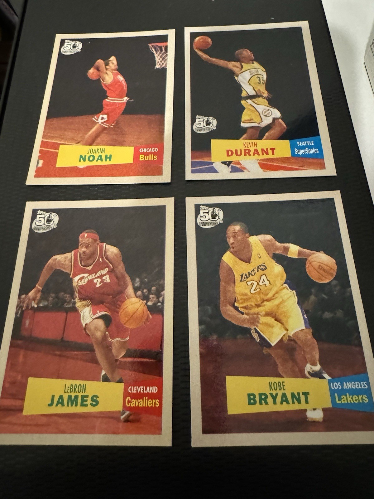 07-08 Topps Basketball Complete 185 Card Set 2 Kevin Durant RC Kobe LeBron 57-58