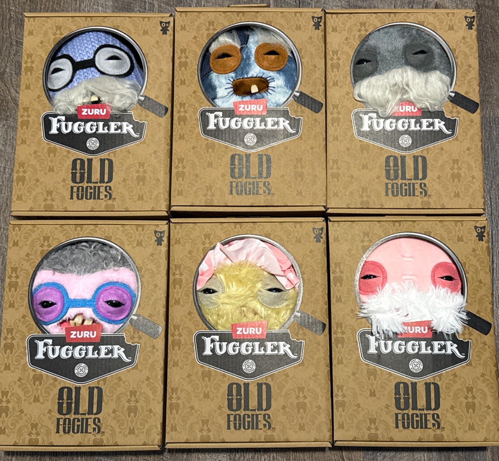 Zuru Fuggler “Old Foggies” Collection Set Of 6 Zuru Fuggler “Old Foggies” Collection Set Of 6