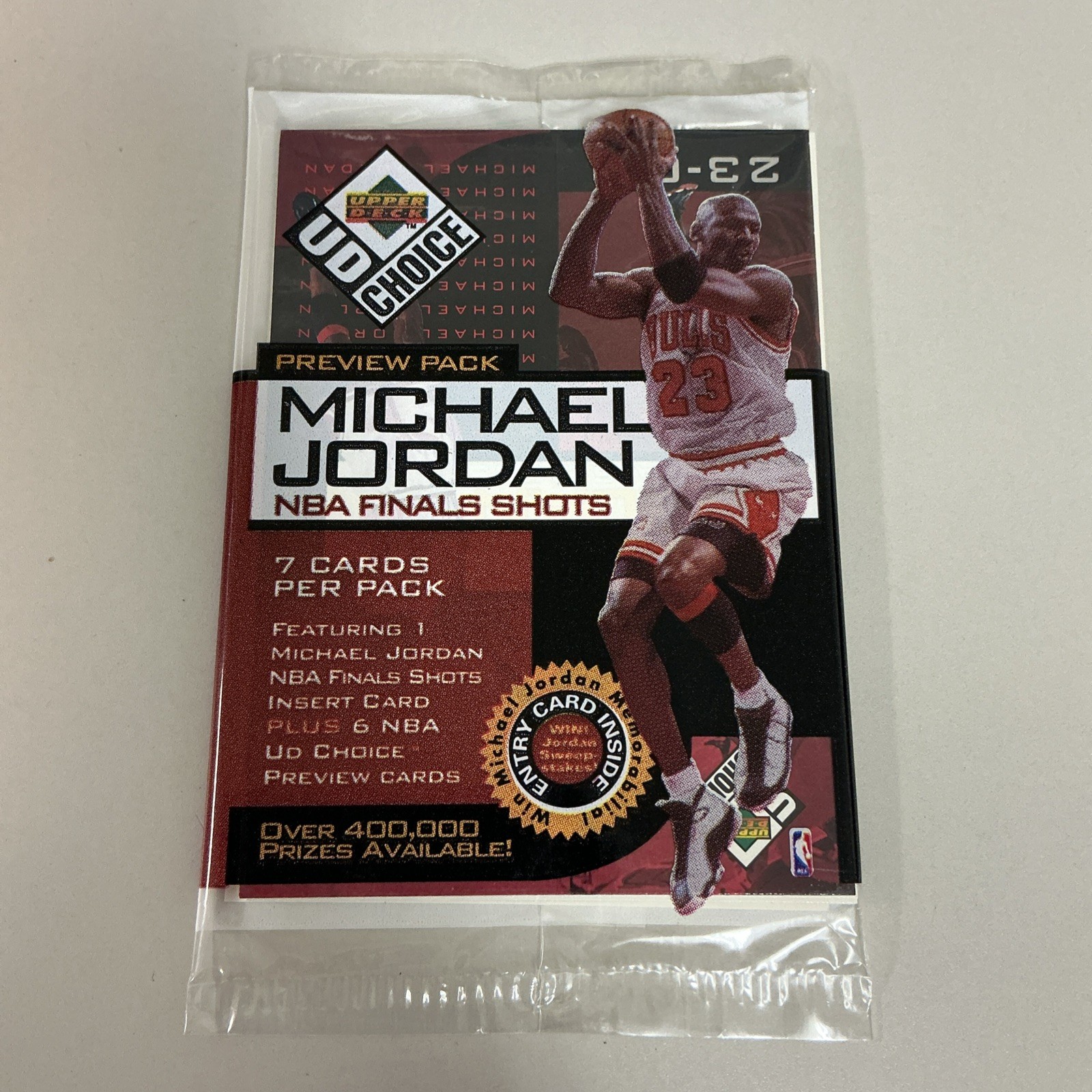 1x 1998-99 Upper Deck Choice Preview SEALED PACK Michael Jordan NBA Final Shots 1x 1998-99 Upper Deck Choice Preview SEALED PACK Michael Jordan NBA Final Shots