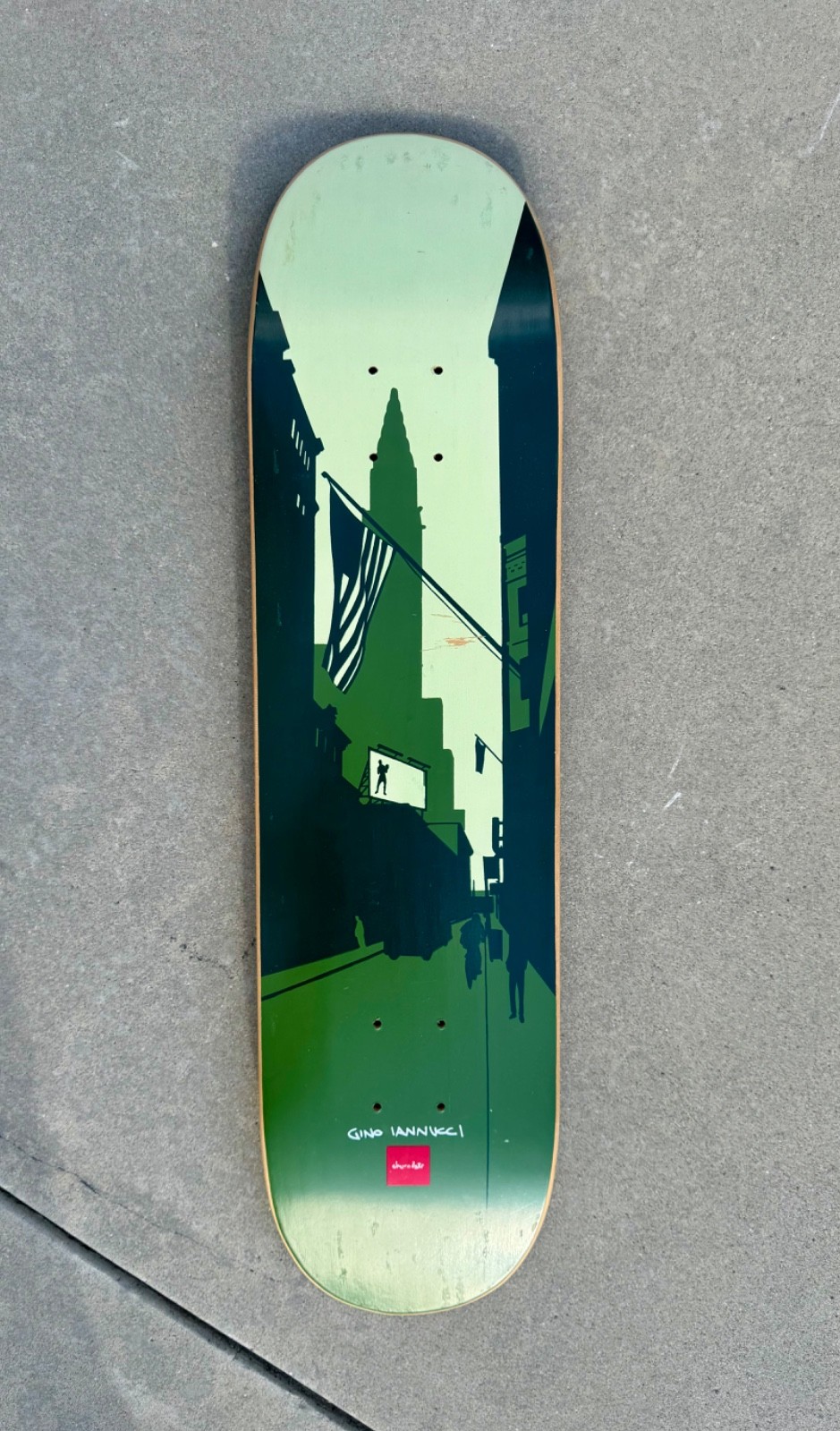 Gino Iannucci Chocolate City Series Skateboard Deck Evan Hecox 2001 Gino Iannucci Chocolate City Series Skateboard Deck Evan Hecox 2001