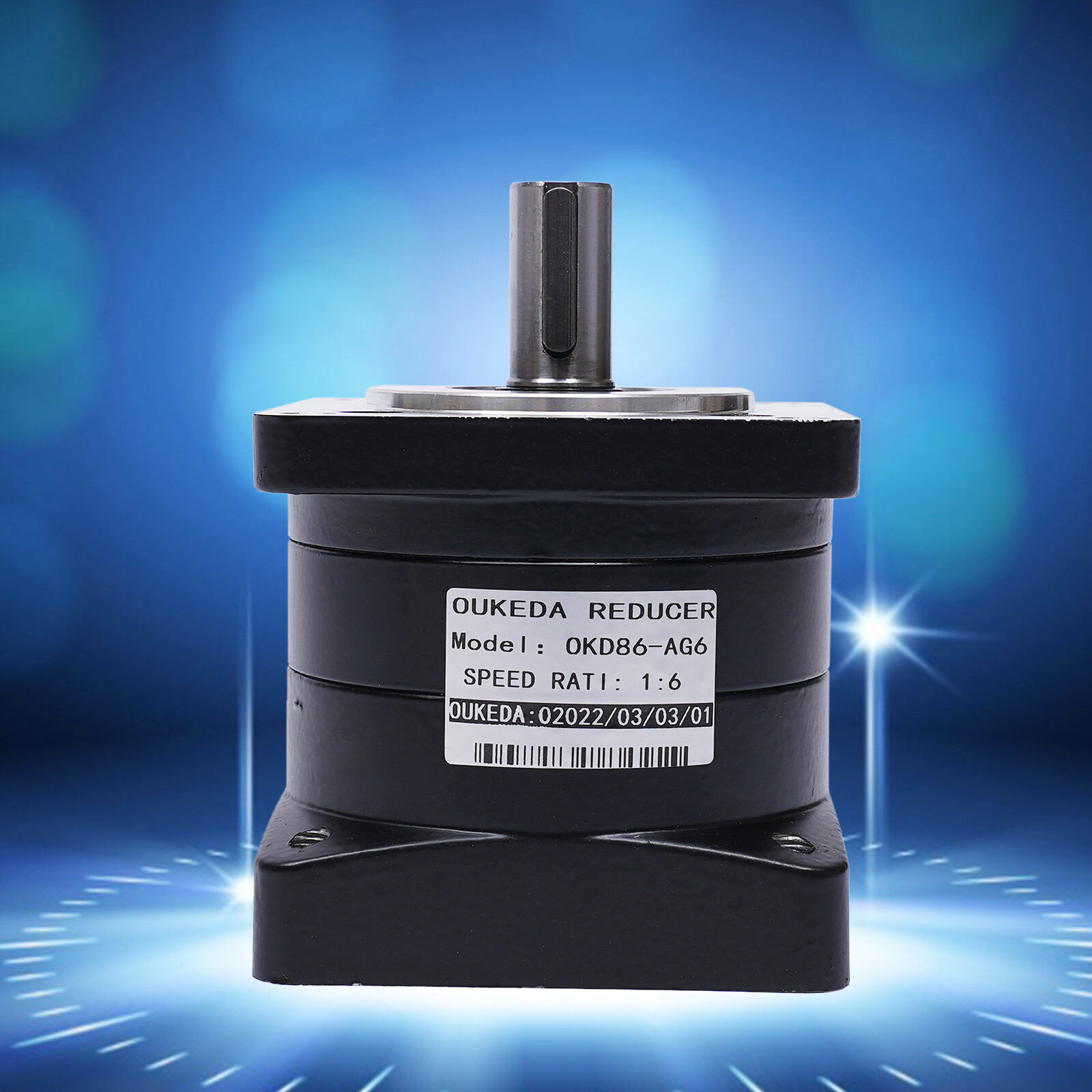 CNC Planetary Gear Head Speed Reducer NEMA34 Gearbox 6:1 14mm Input Shaft