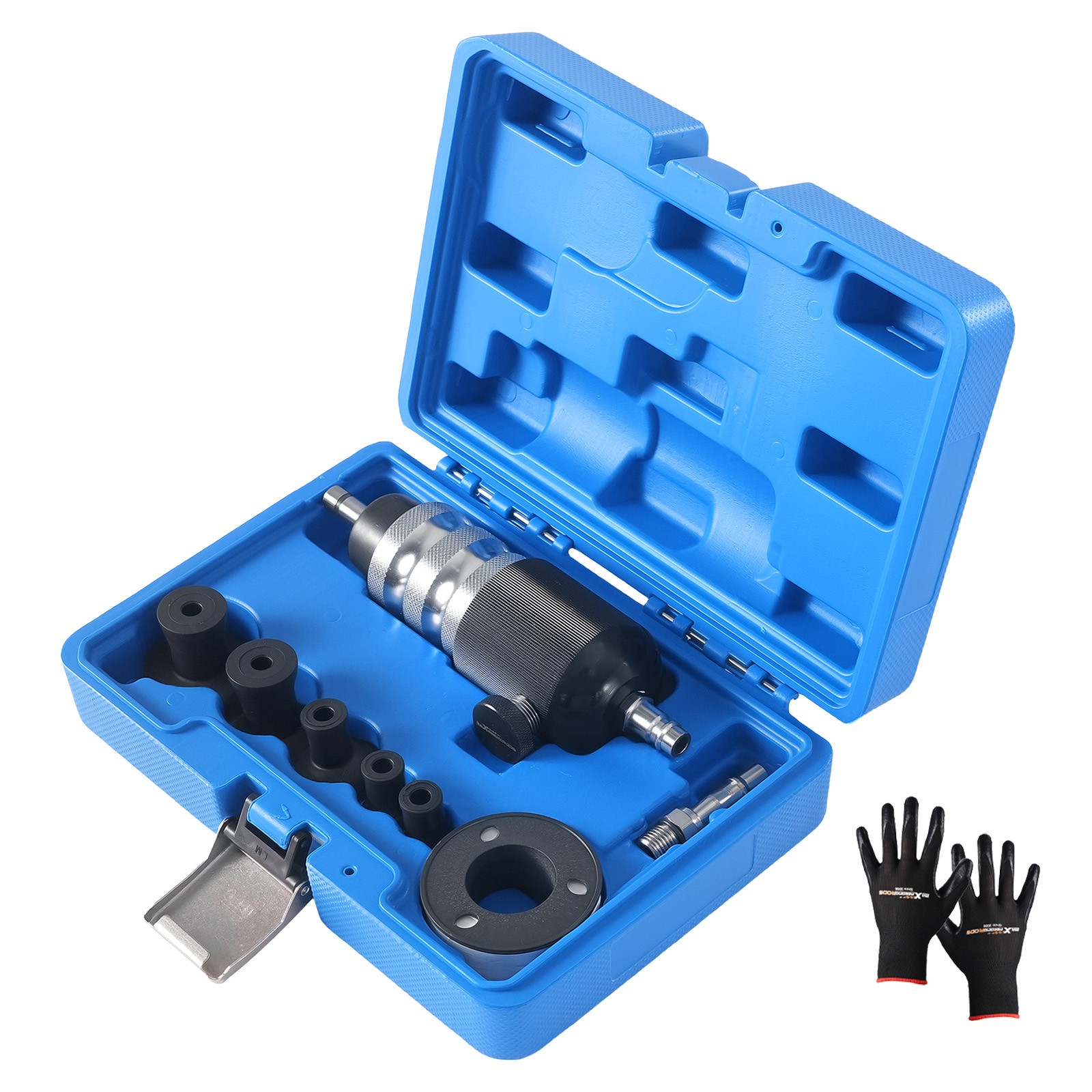 Air Operated Valve Lapping Grinding Tool 1250RPM Regulator 16 18 29 42mm 5 Cups