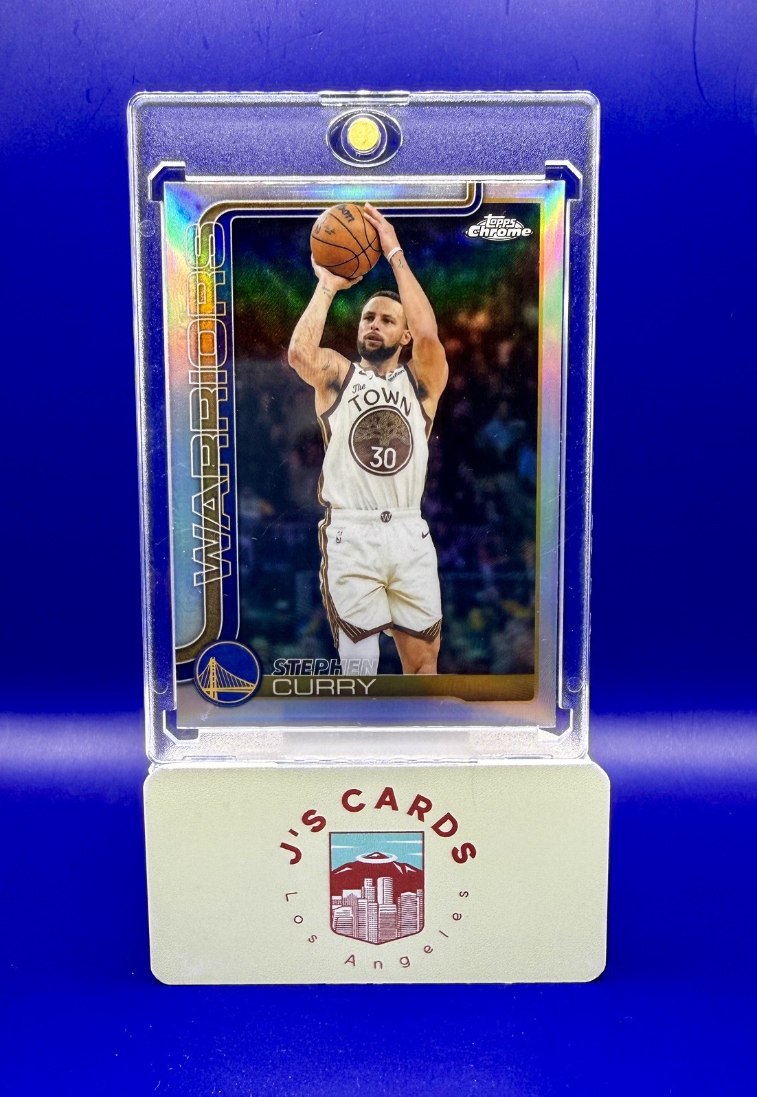 2025-26 Topps Chrome Update Stephen Curry #14 Refractor Golden State Warriors