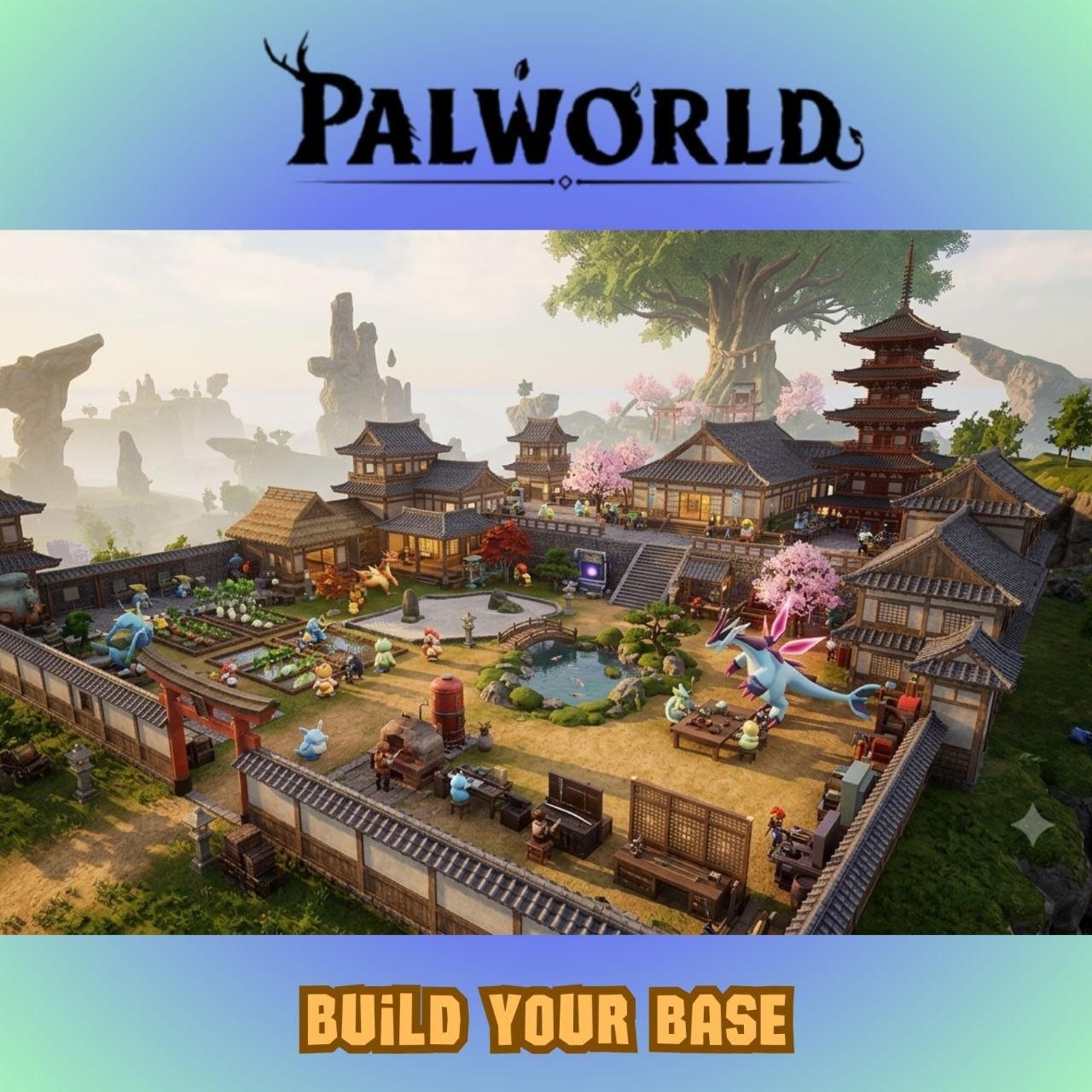 Palworld  base construction