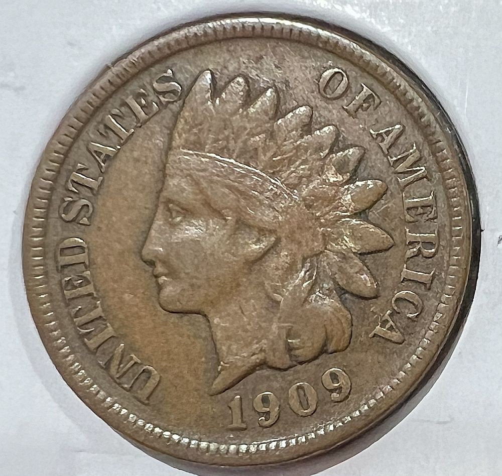 1909-S 1c Indian Head Cent Key Date