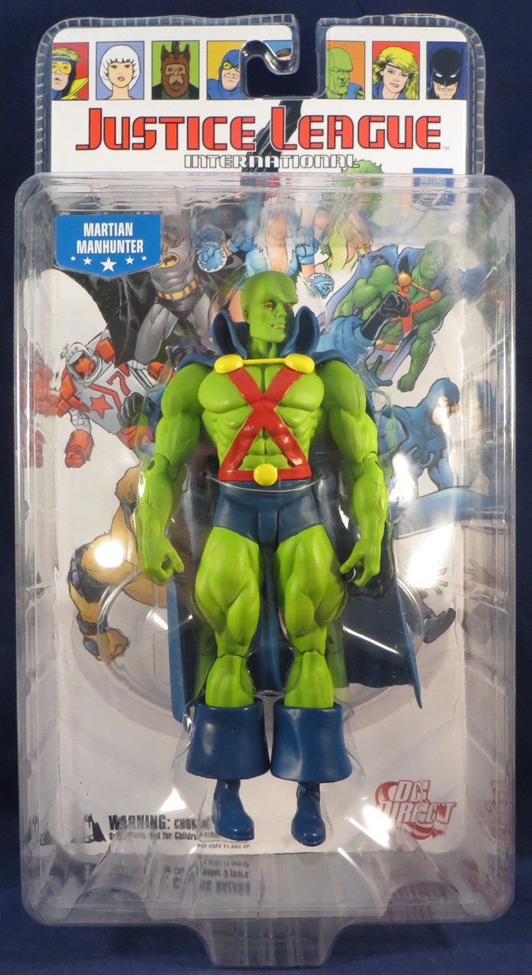 MARTIAN MANHUNTER JUSTICE LEAGUE INTERNATIONAL Ser 2 Action Figure DC Direct MIB